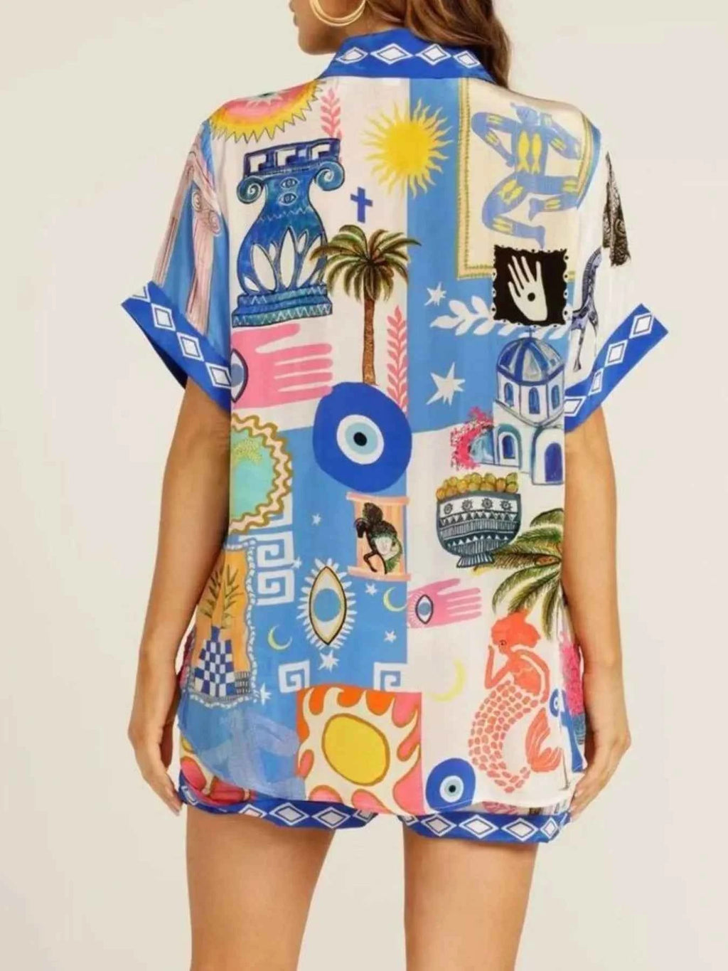 Printed Button Up Shirt and Shorts Set 6fe1545a-e091-4d80-961a-85f07e52cf97-Max-Origin