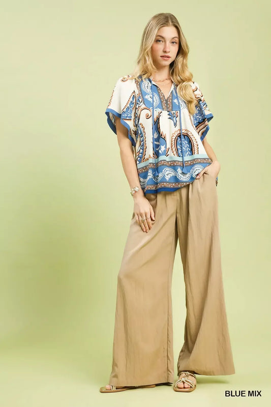 Mix Paisley Border Print Tassel Top 6fe976ae-a9d0-428d-8995-a55e0551616c-Max-Origin