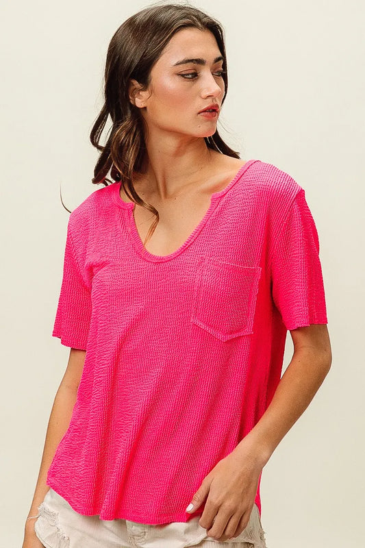 BiBi Waved Rib U Neck Top With Front Pocket 6ffeed5efd454652a8fa438b9867df79-Max-Origin
