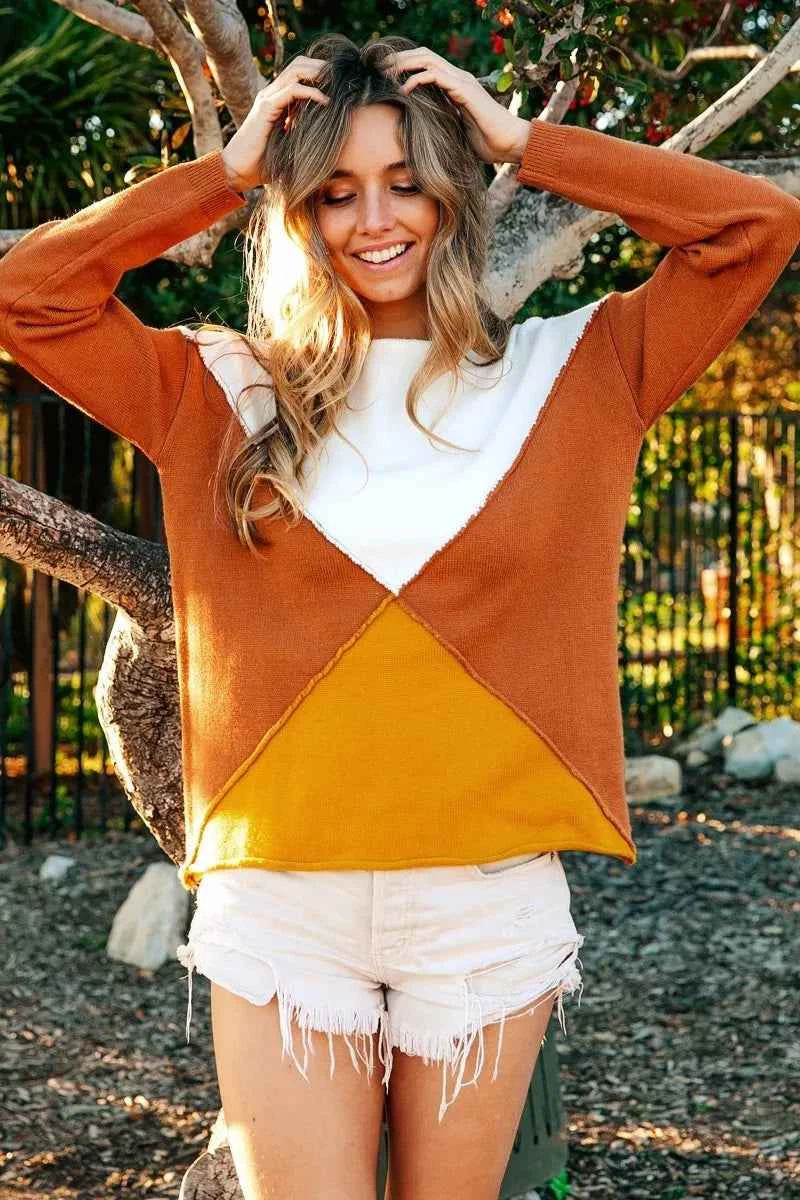 BiBi Color Block Geometric Sweater 700d76cd-2d66-4bd9-8957-b375bea85f9a-Max-Origin
