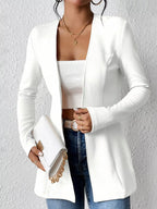 One Button Long Sleeve Blazer 702137da39ab48e39e213e30da26a0c3-Max-Origin