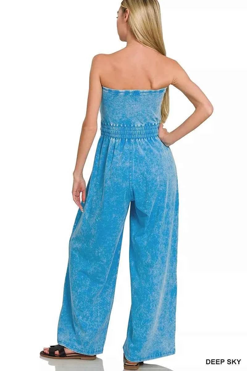 Zenana Acid Washed Strapless Tube Top Jumpsuit 702dfd4e97a84db2b3ce71dc5cf13e63-Max-Origin