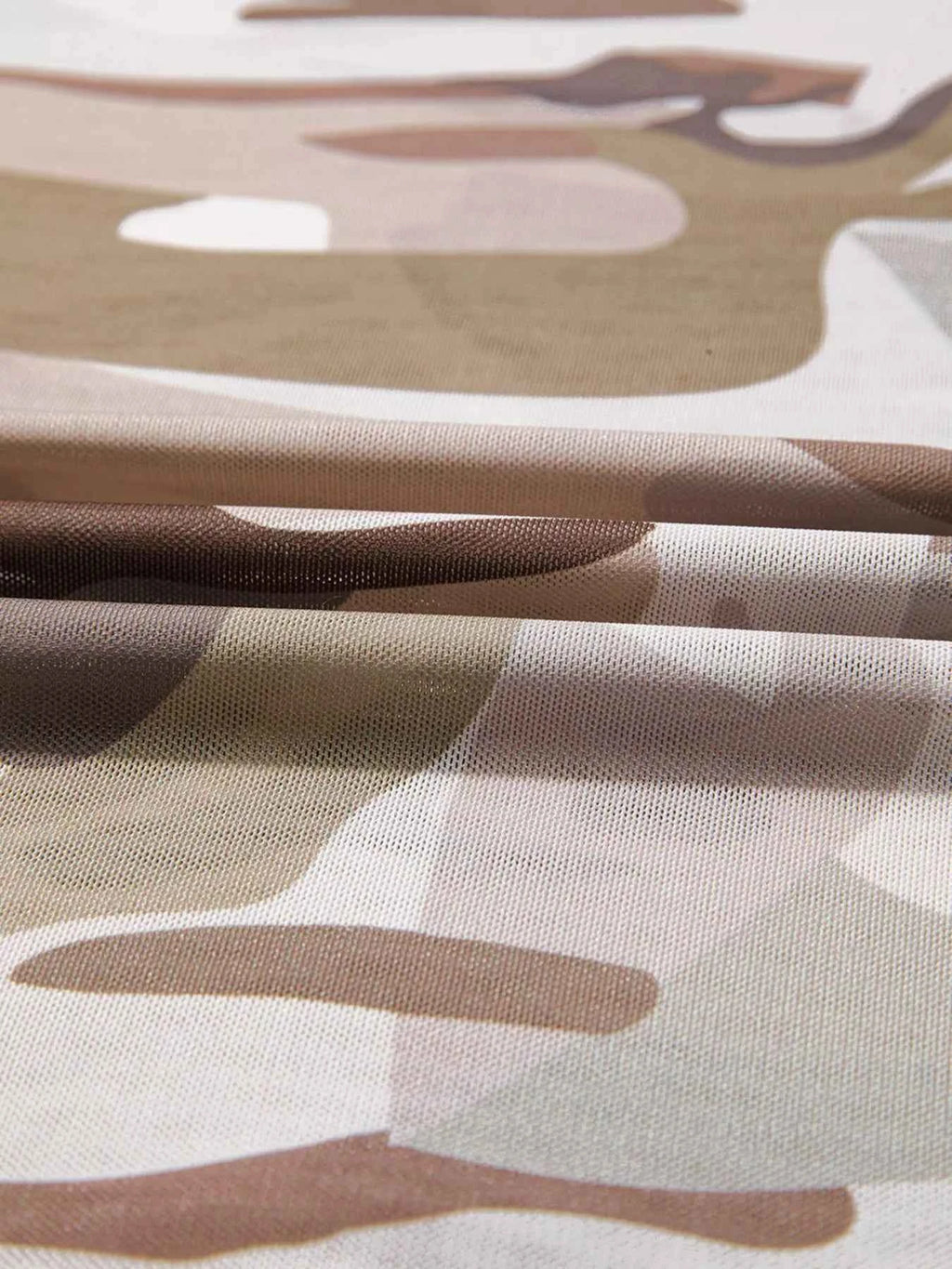 Camouflage Print Mesh Long Sleeve Top 704710296b2444a49e9f9a300db8a0bd-Max-Origin