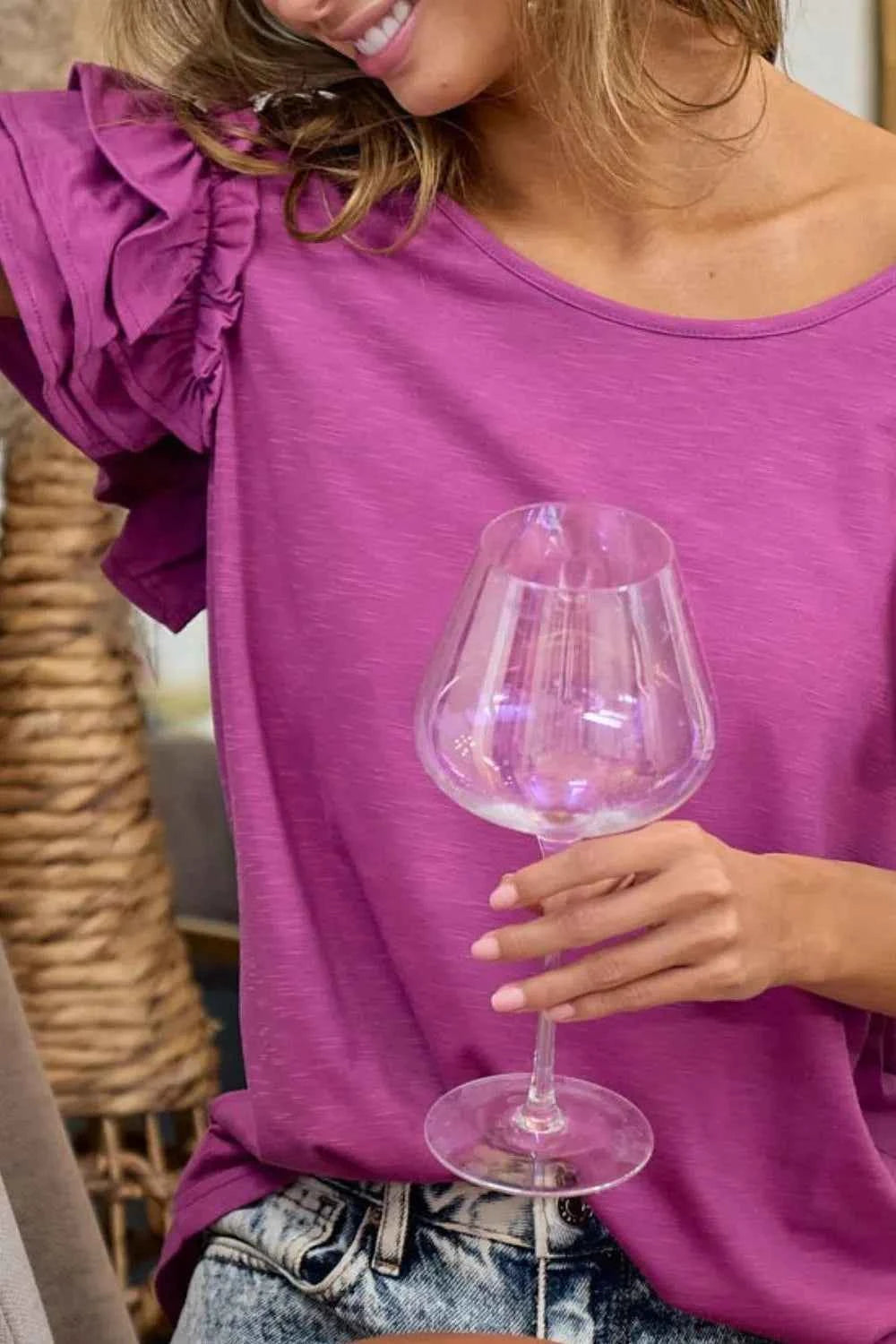 BiBi Layered Ruffle Sleeve Jersey Top 70598caa-edf2-423d-b8a0-f49aa5a6f654-Max-Origin