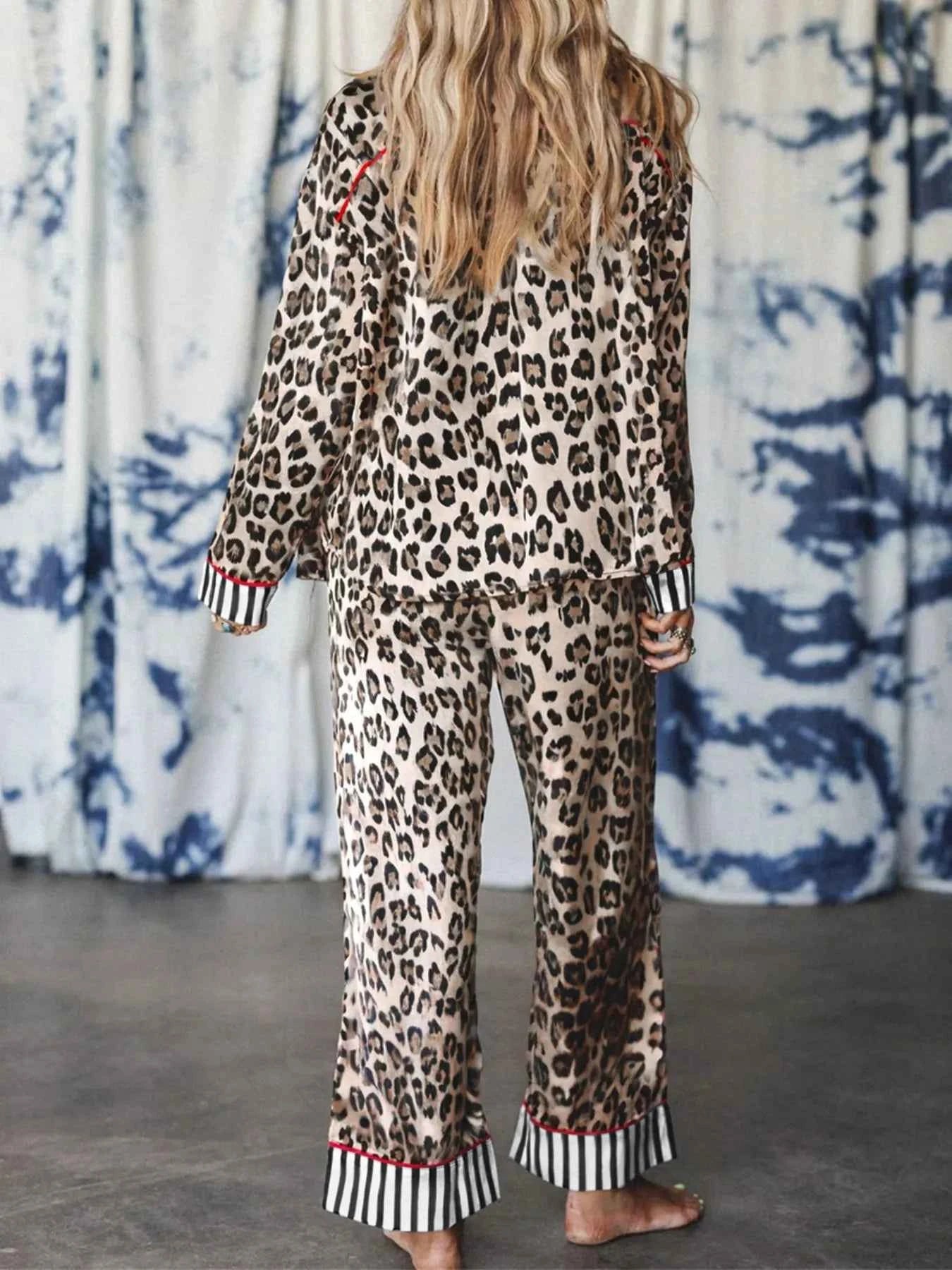 Leopard and Striped Trim Shirt and Pants Set 7059eb7c-c510-4d3a-9418-161ecdcb9f08-Max-Origin