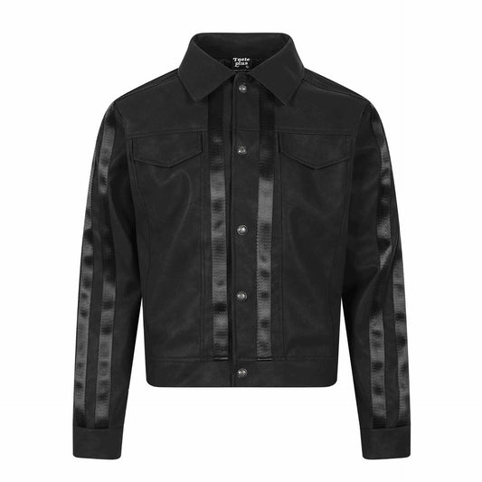 PU Leather Utility Jacket
