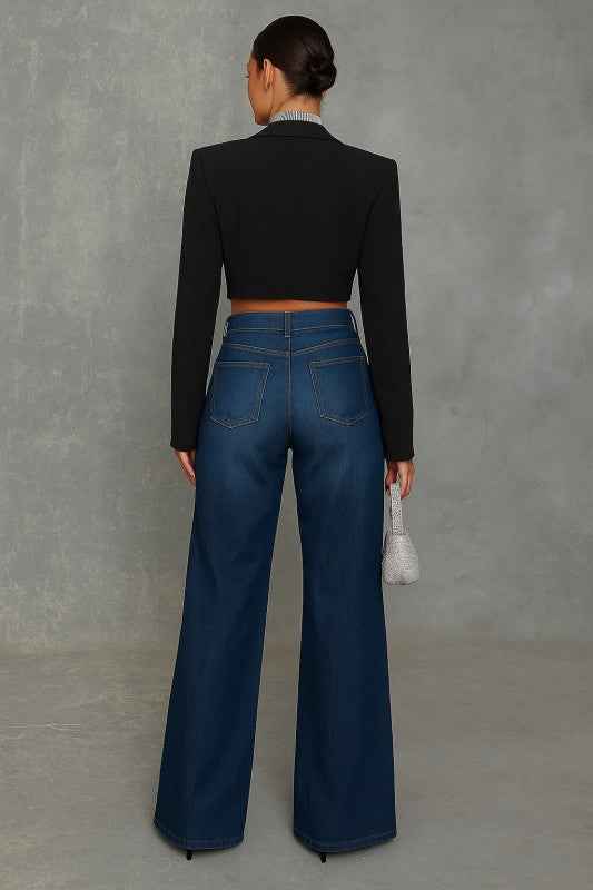 Wide Leg Jewel Jeans 70762b12-b920-426e-918e-6e4253bd7422