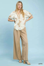 Umgee Paisley Embroidered Short Puff Sleeve Top 707fde8b-34cc-4959-917f-7c15d78006ea-Max-Origin