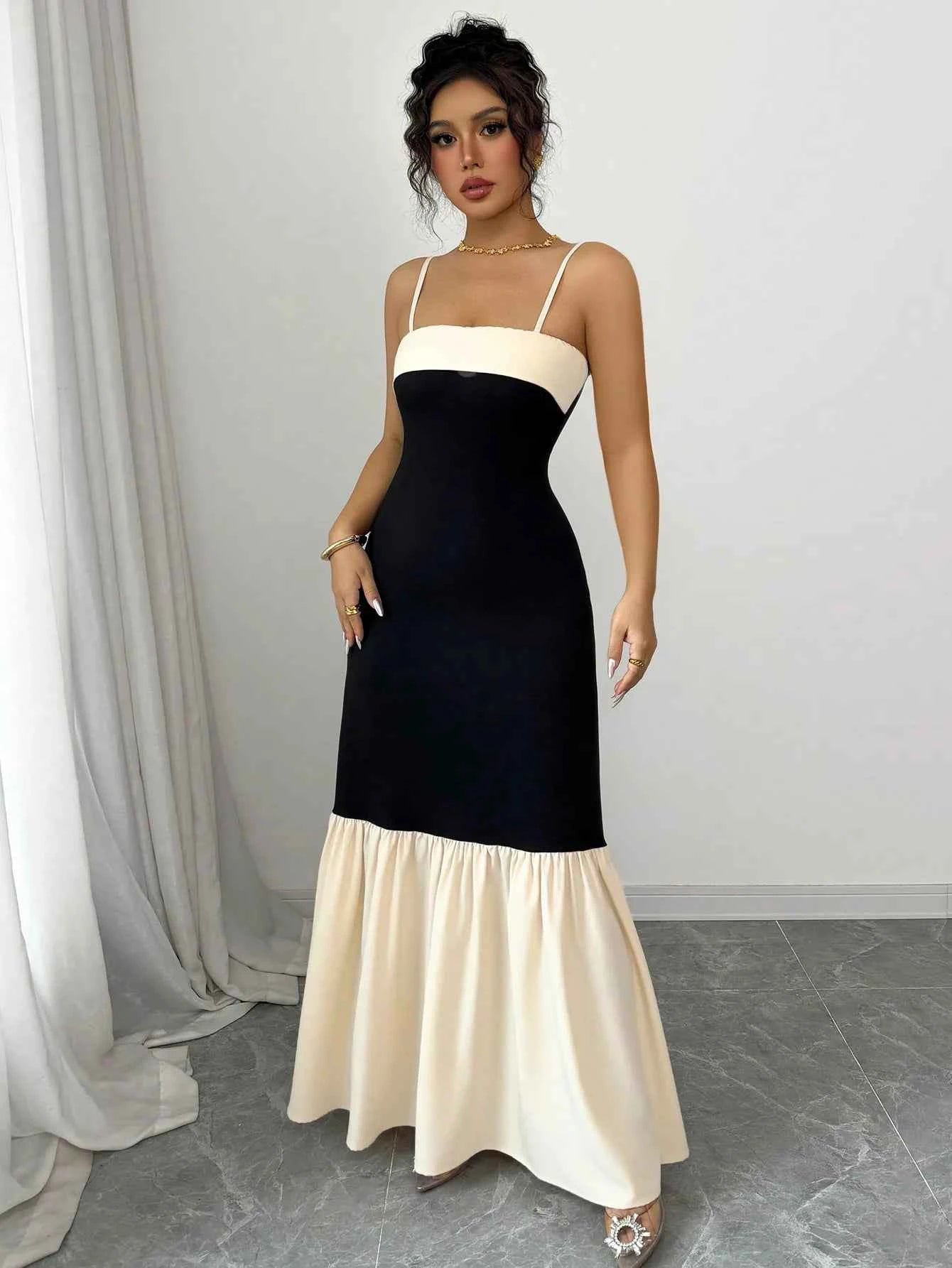 Color Block Maxi Cami Dress 708f8698-f5b7-4f88-ba27-5a2d1c762579-Max-Origin