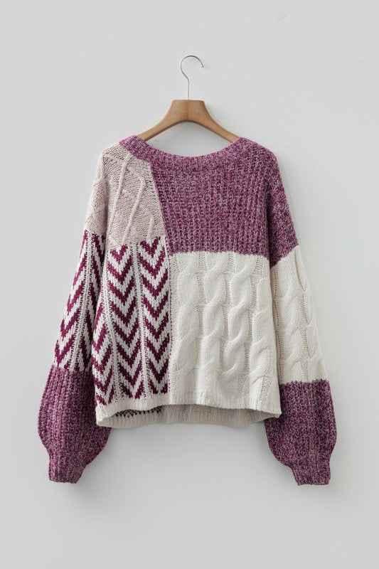 Elliott Back Loose Fit Sweater 70b6dd2e-65be-4009-b916-64e15ead05e1