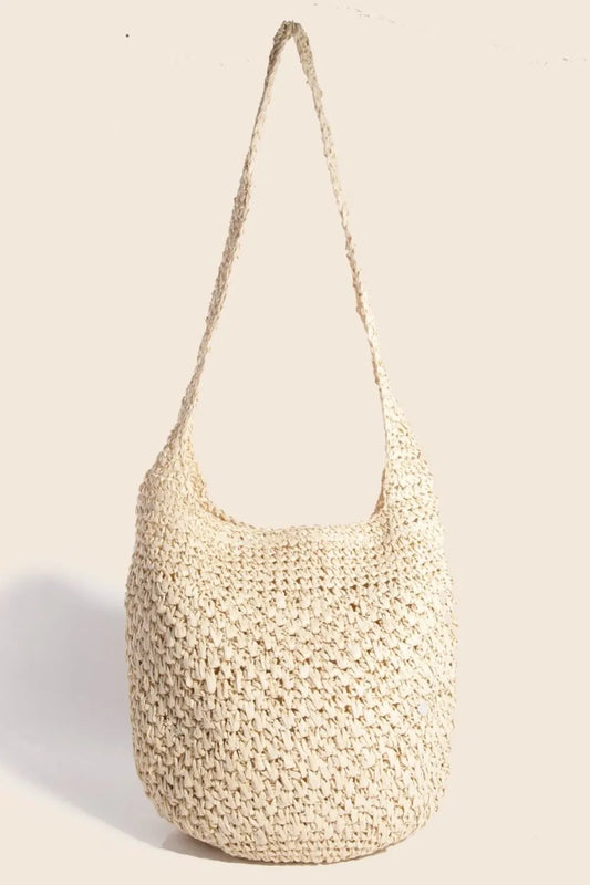 Fame Intricate Braided Hobo Shoulder Bag Pastel Yellow One Size 70ce6a6c-b2e9-43a1-a91b-0e540cecc755-Max