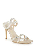 Romashka Cut Out Detail Stiletto Heel Sandals Beige 70db71ef-9b69-4baf-a8e2-11745c46e768