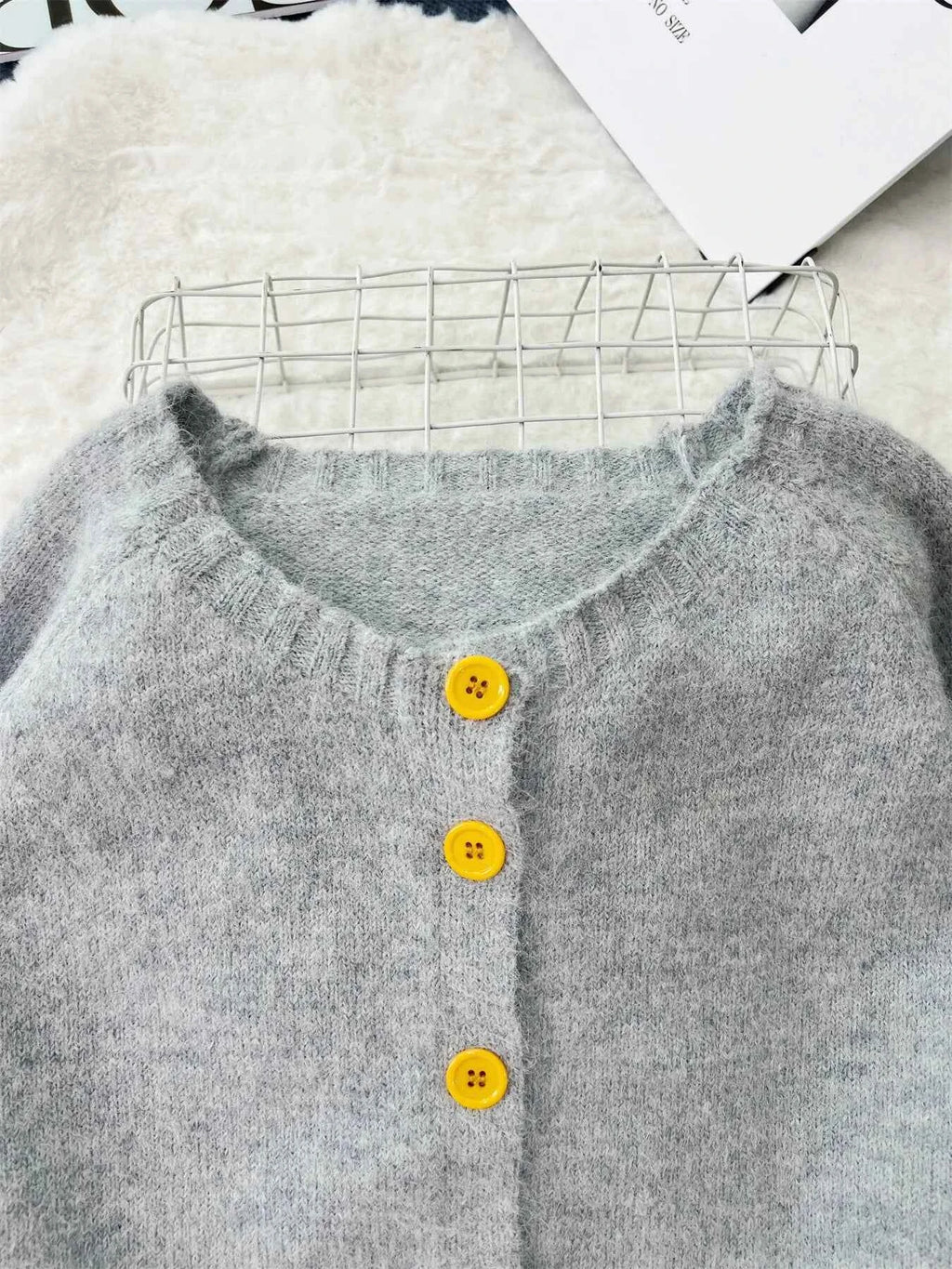 Lemon Pattern Button-Up Cardigan 710500d6fa5447869252bd7109f5c6a5-Max-Origin