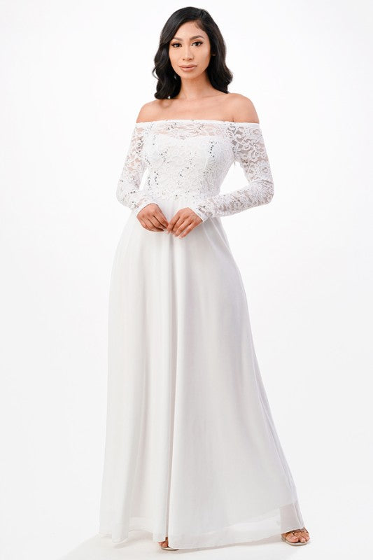 Plus Size Lace Evening Gown – Long Sleeve Chiffon A-Line Dress for Women Red 2X 7111fd85-3461-47e5-8fee-01426ccd2500