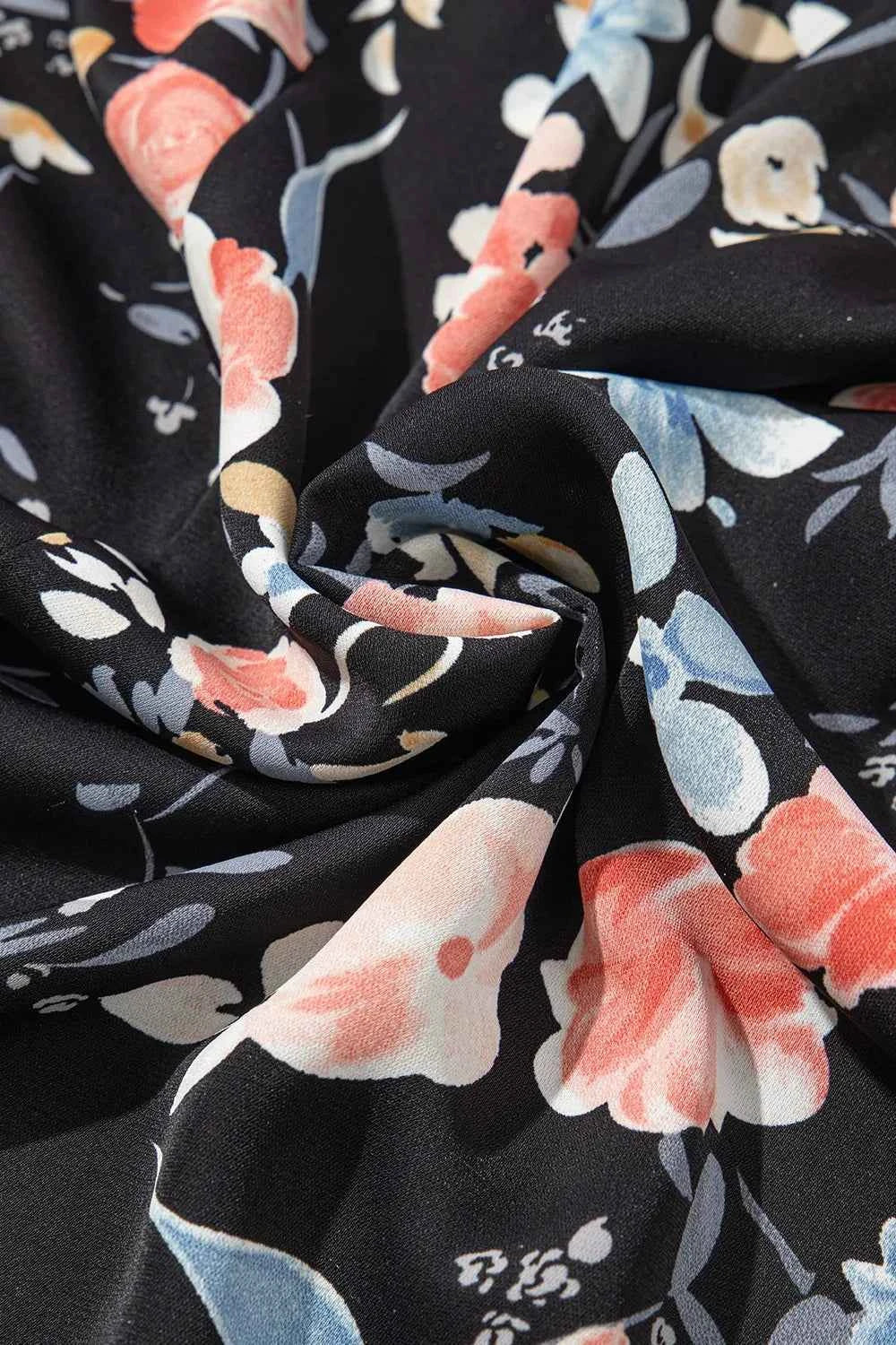 Floral Print Flounce Sleeve Midi Dress 714507f3-8500-4a58-be23-18a0c062a030-Max-Origin