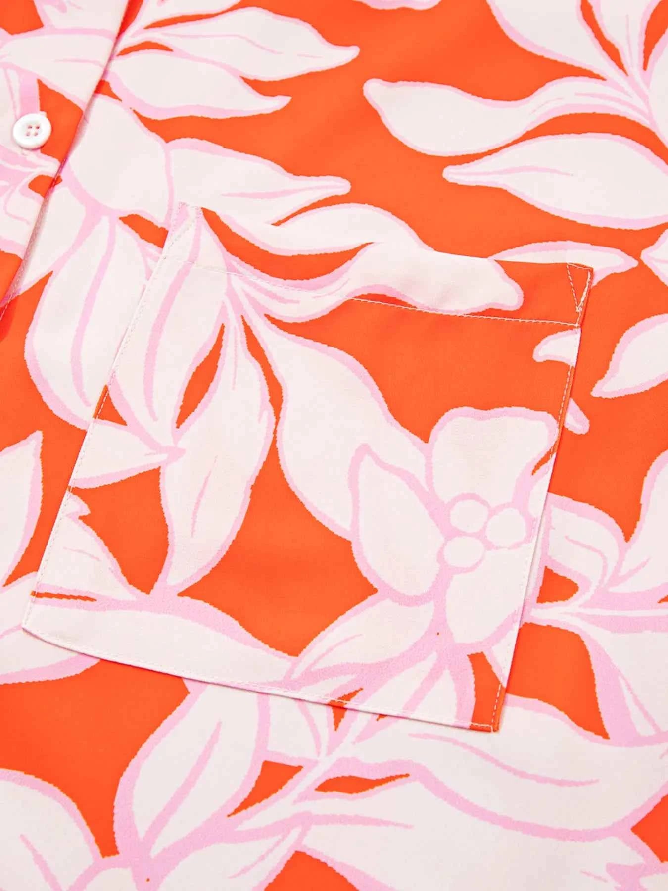 Botanical Print Single Chest Pocket Button Up Shirt 71586cc2c72d4e6eba74a2b9048acfb7-Max-Origin