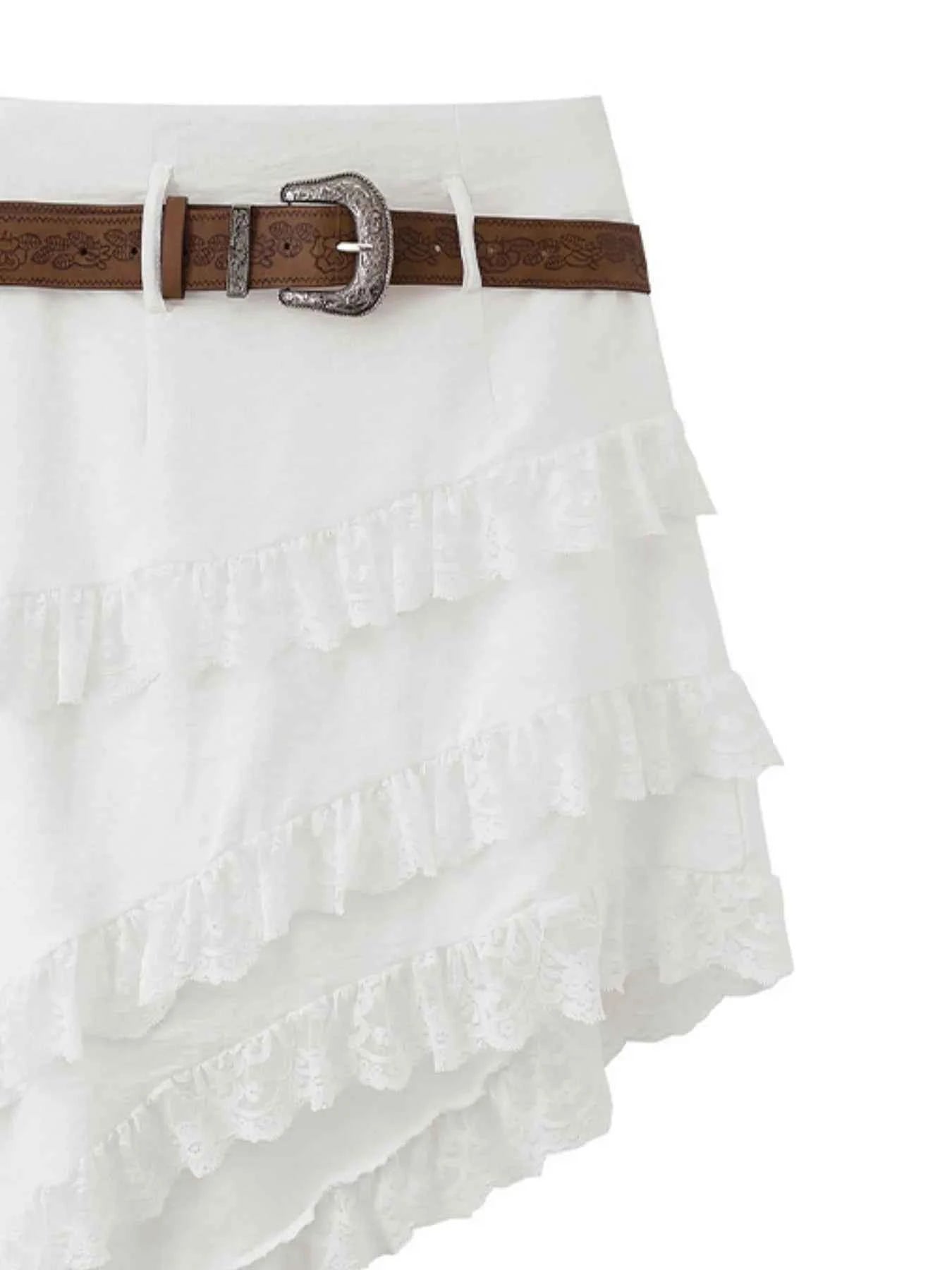 Asymmetrical Lace Ruffle Skirt 716f08bd-8db6-4581-a5aa-1c53f85f0e6a-Max-Origin