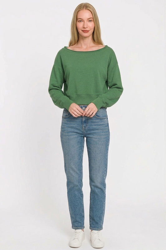 Fleece Boat-neck Sweatshirt 719b08c3-3dfd-4f9a-8c70-483da2310978-Max
