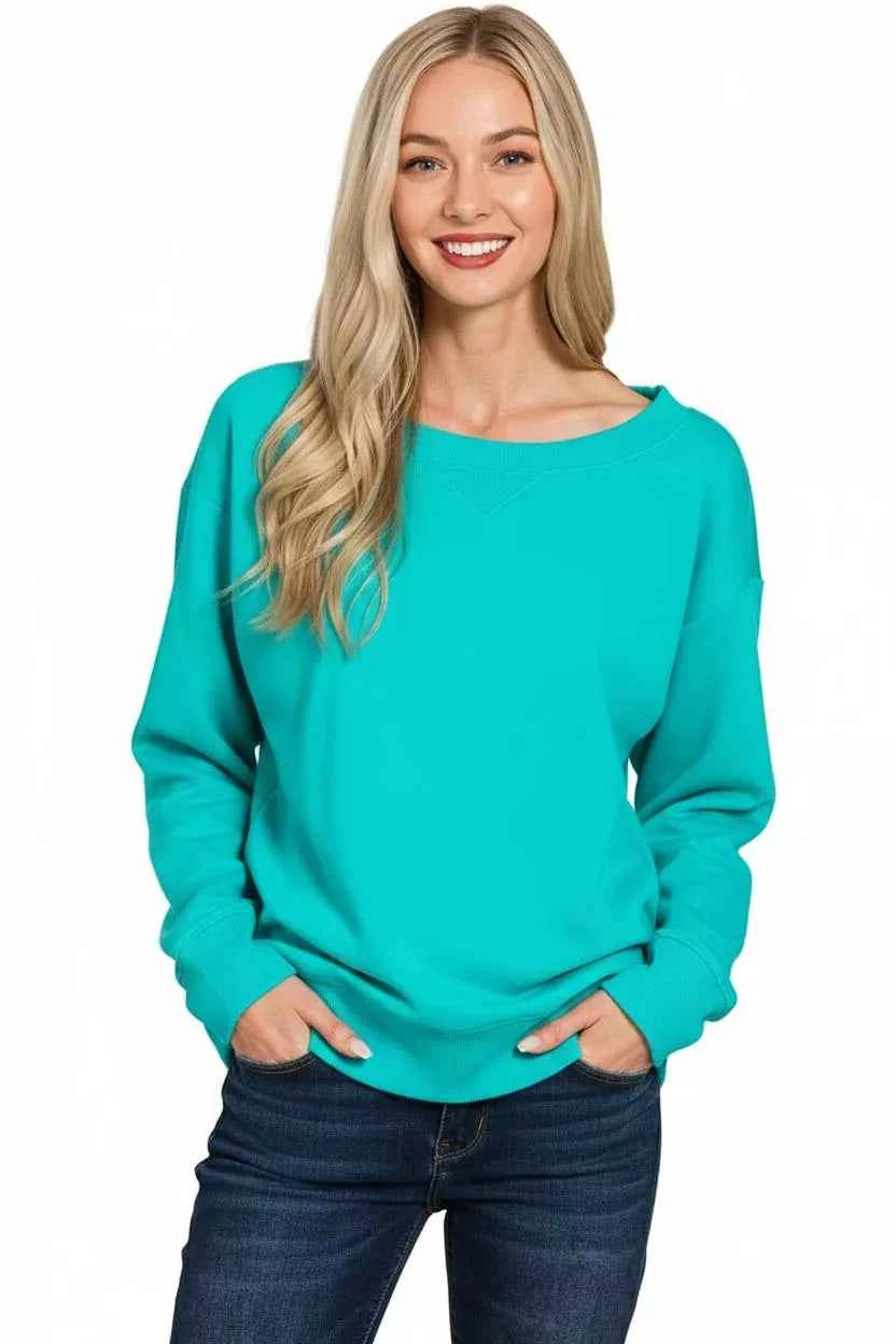 Zenana Fleece Boat Neck Sweatshirt 71a7c350-af99-4f41-9f87-a5ce84142b77-Max-Origin