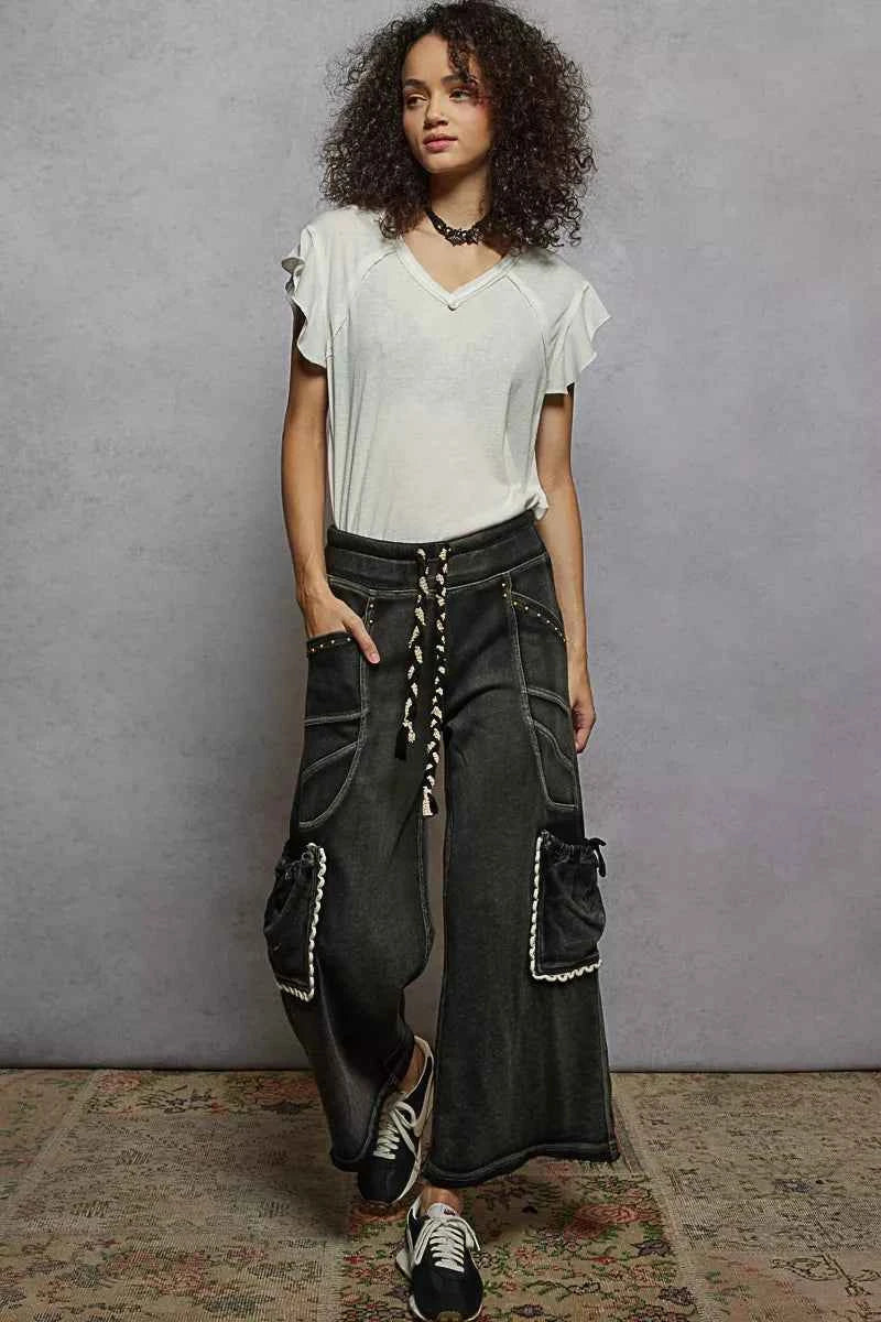 POL V-Neck Short Sleeve T-Shirt with Ruffle Sleeve 71ab963d-6893-4ee4-abb0-009b4fcd2f52-Max-Origin