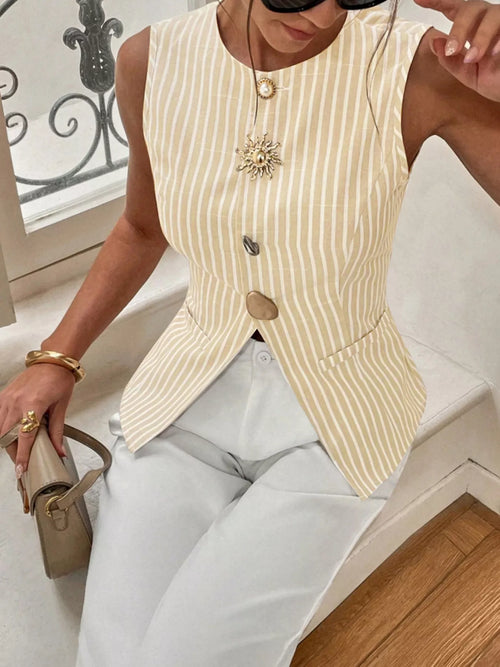 Striped Button-Down Vest 71c428efe91b47f0a5e46cf592c7acdf-Max-Origin