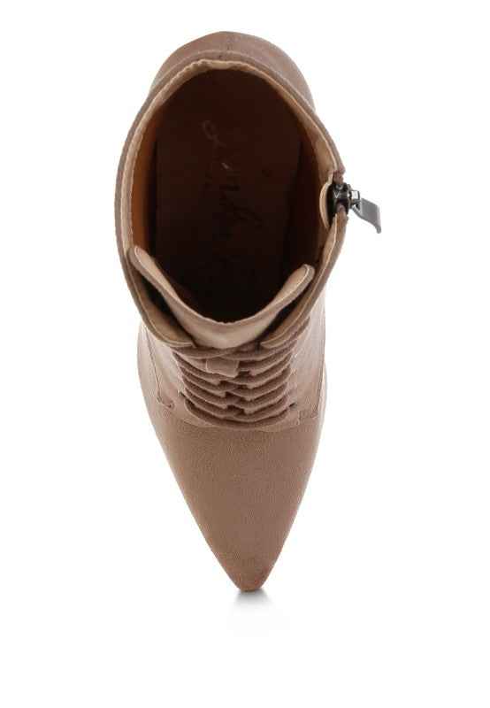 Nesta Stiletto Heel Lace Up Boots 7244c4ec-58a8-4501-a59f-b15cd76ff3d3