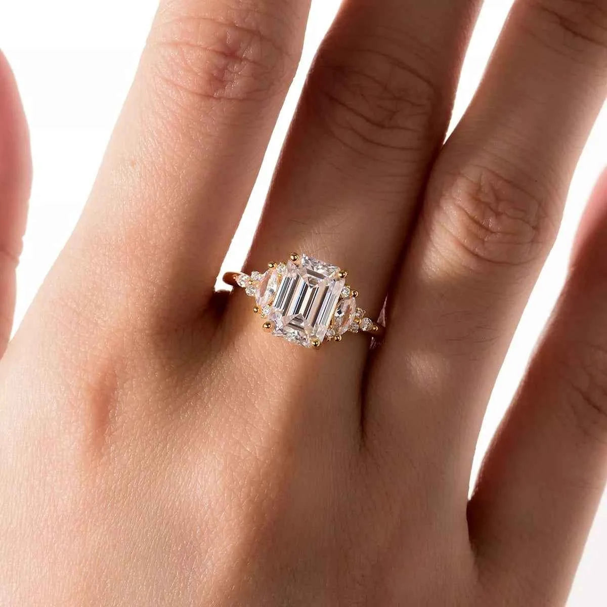 3 Carat Moissanite 925 Sterling Silver Rectangle Ring 72687981-8a37-43d5-830b-48d9acabcac8-Max-Origin