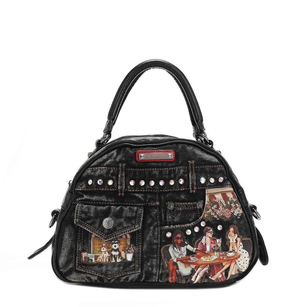 Nicole Lee USA Denim Sisters Secret Dome Handbag 7276a6b0fc674890bf487d9a86c326a3-Max-Origin