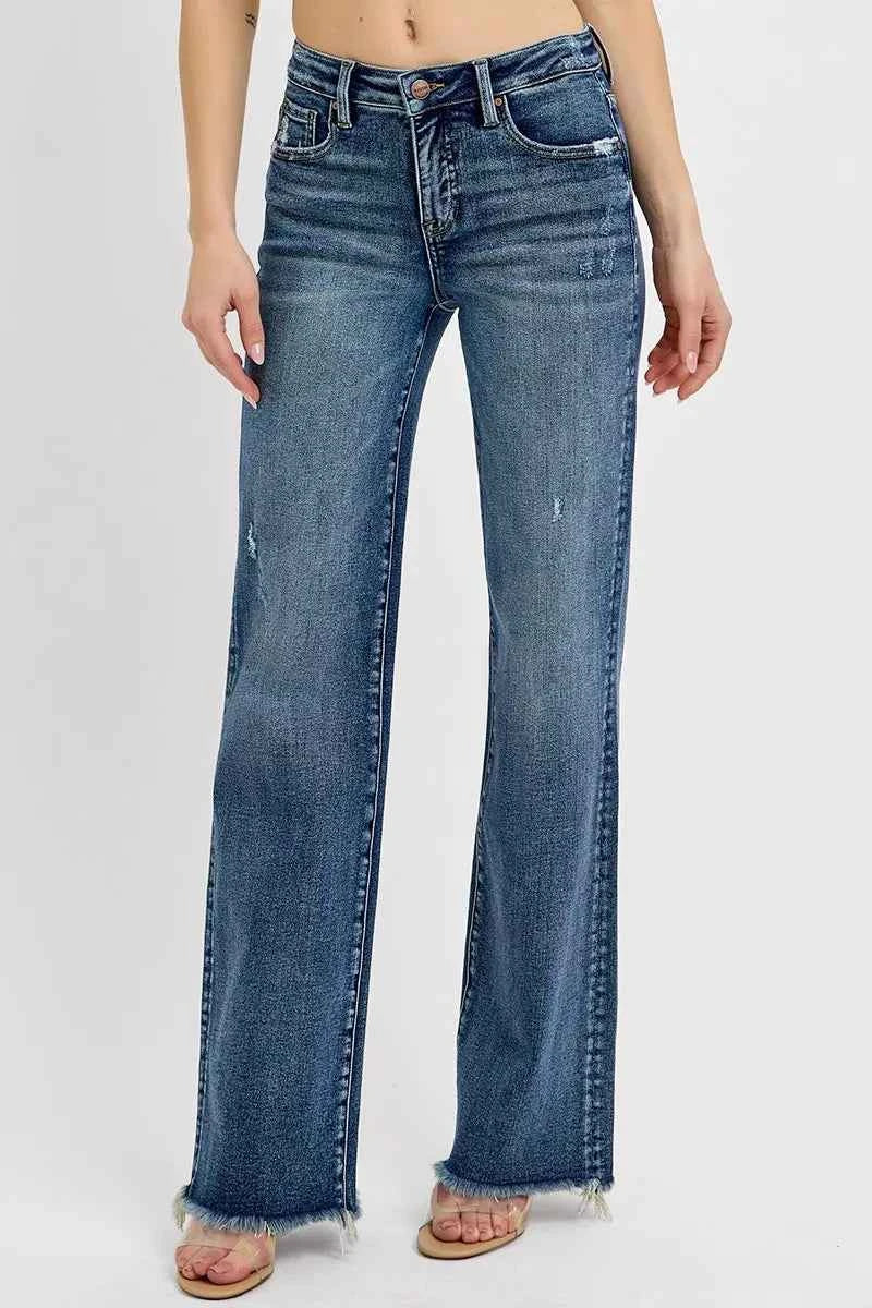 RISEN Full Size Tummy Control High Rise Long Straight Jeans Plus Size 729fb766230441108857f2e6b716c2ba-Max-Origin