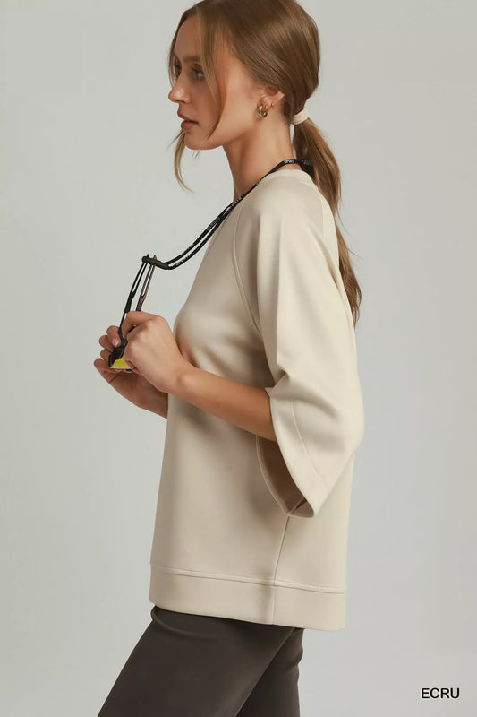 Round Hem Raglan Sleeve Top 72b3c766-4627-4978-9477-9adc8fdef4b2-Max-Origin