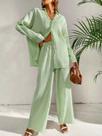 Long Sleeve Shirt & Wide Leg Pants Set 72b40568-9a63-473d-b8a3-849b820b7e94-Max-Origin