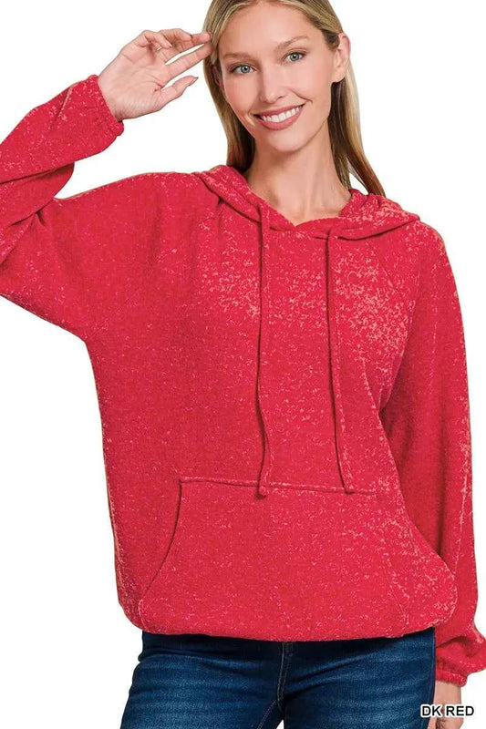 Zenana Brushed Hacci Melange Hooded Sweater 72be10b63b82406ca7a5fc3b4970de5c-Max-Origin