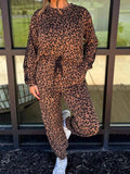 Striped Trim Leopard Long Sleeve Top Drawstring Pant Set Brown 72c29b31-1543-40ac-bf9b-3cf622b2c0e5-Max-Origin