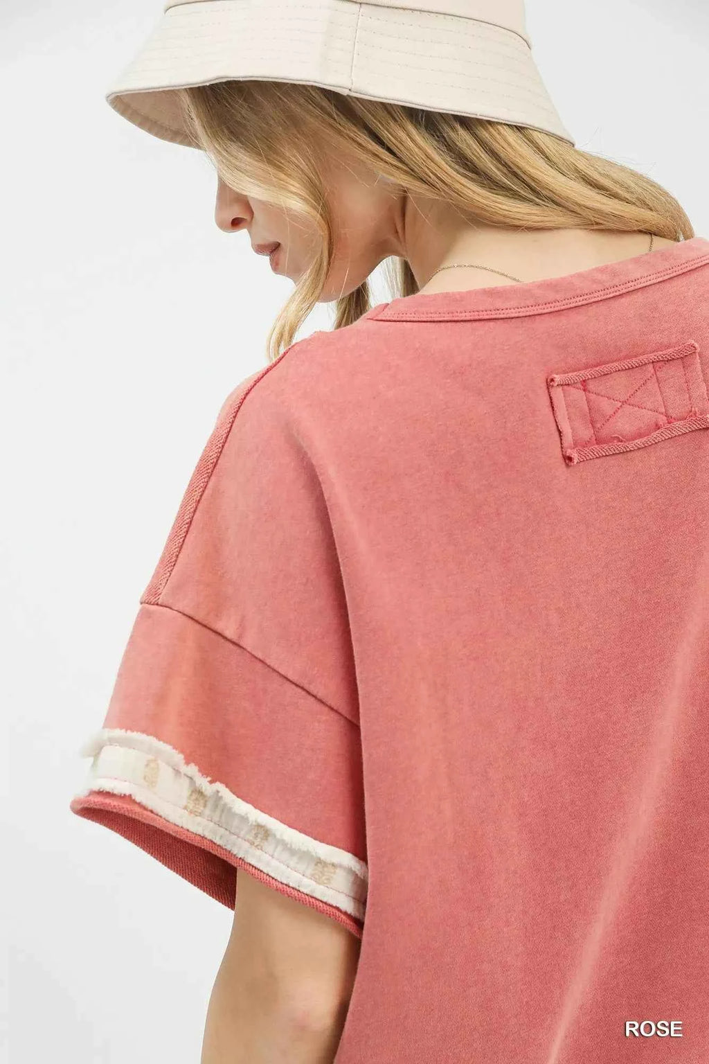 Umgee French Terry Top with Flower Patch 72dc9676-3835-48c3-886d-114b3effc7ac-Max-Origin