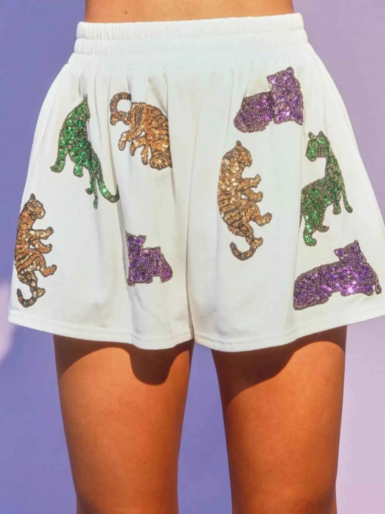 Sequin Round Neck Top and Shorts Set 72ef976f-919d-423a-8325-9ff1e083780c-Max-Origin