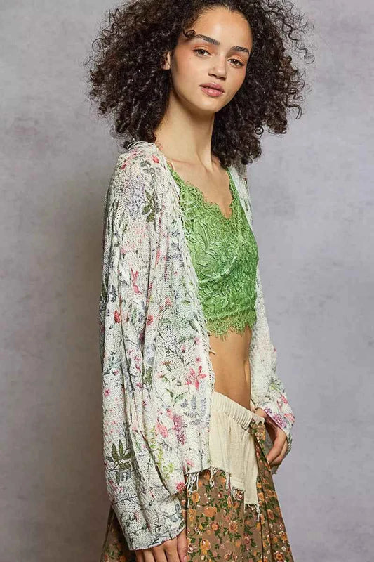 Open Front Floral Cardigan with Center Open Fringe 72f37681-47af-4e4e-a135-d3e9c115ea20-Max-Origin