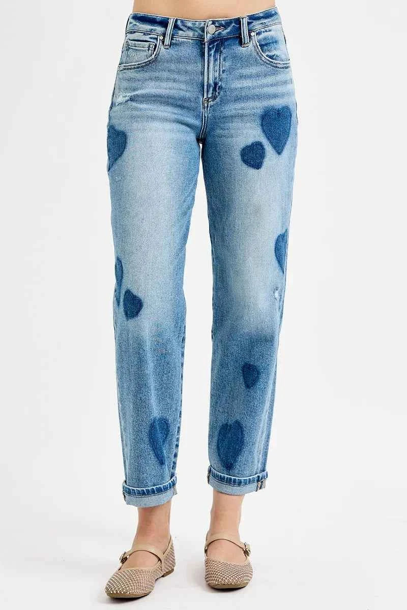 RISEN Full Size Mid Rise Fit-boyfriend Heart Shade Jeans Plus Size LIGHT 72f6bf5f301443d7aaf7035cd854be7d-Max-Origin