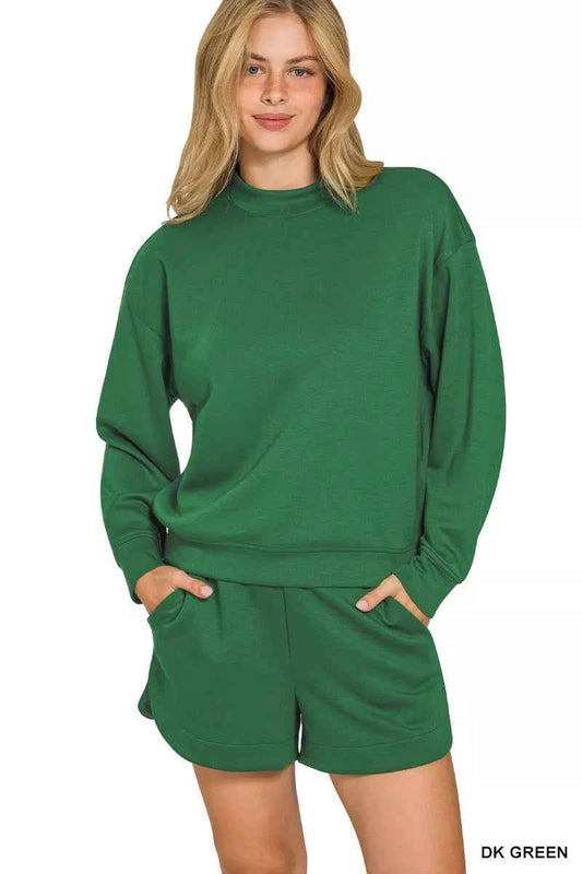 Zenana Scuba Long Sleeve Sweatshirt and Shorts Set 7308b36fcdaa4f77aa8255efcfaefa86-Max-Origin