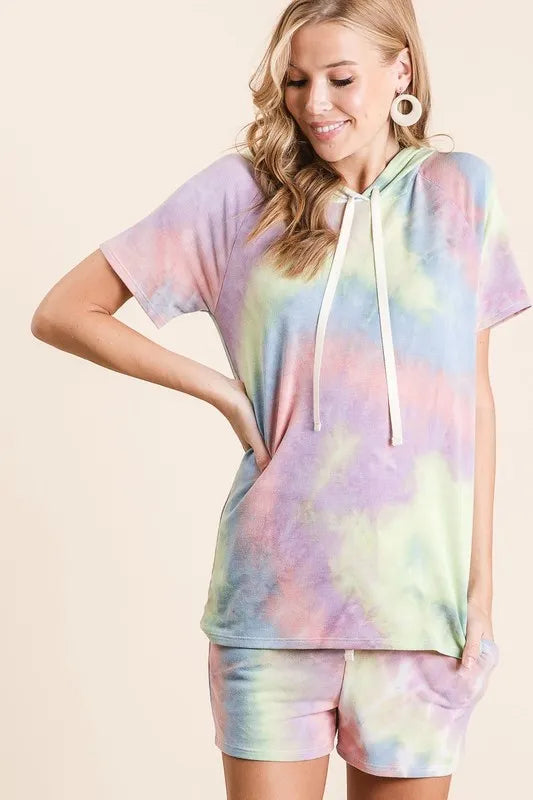 Tie Dye Terry Hoodie with Drawstring 7309119b4b2d4aaeaa2ca8f6ea1079a4-Max-Origin