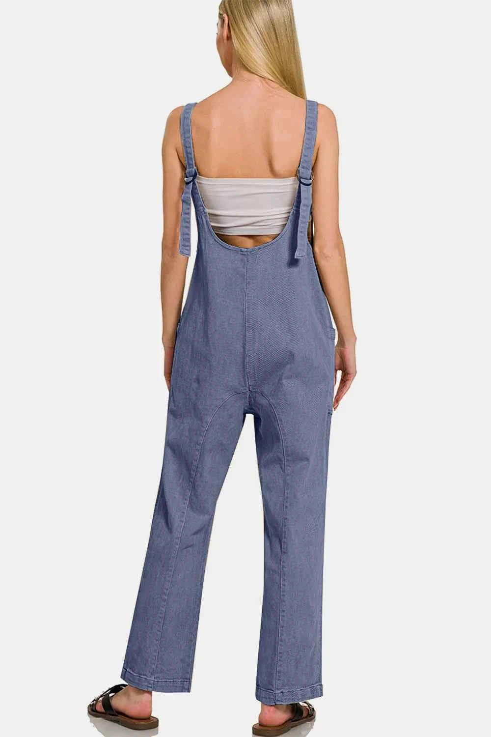 Pocketed Wide Strap Jumpsuit 733c3a9b-4e1e-45c1-8122-4840aee8dc01-Max