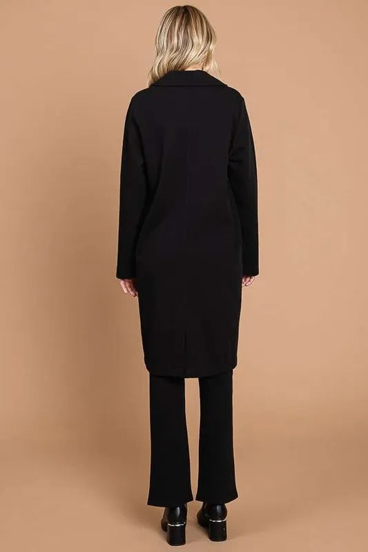 Culture Code Double Breast Lapel Collar Coat 735a4410-a0b1-48e4-ac77-60cd9fc3b136-Max