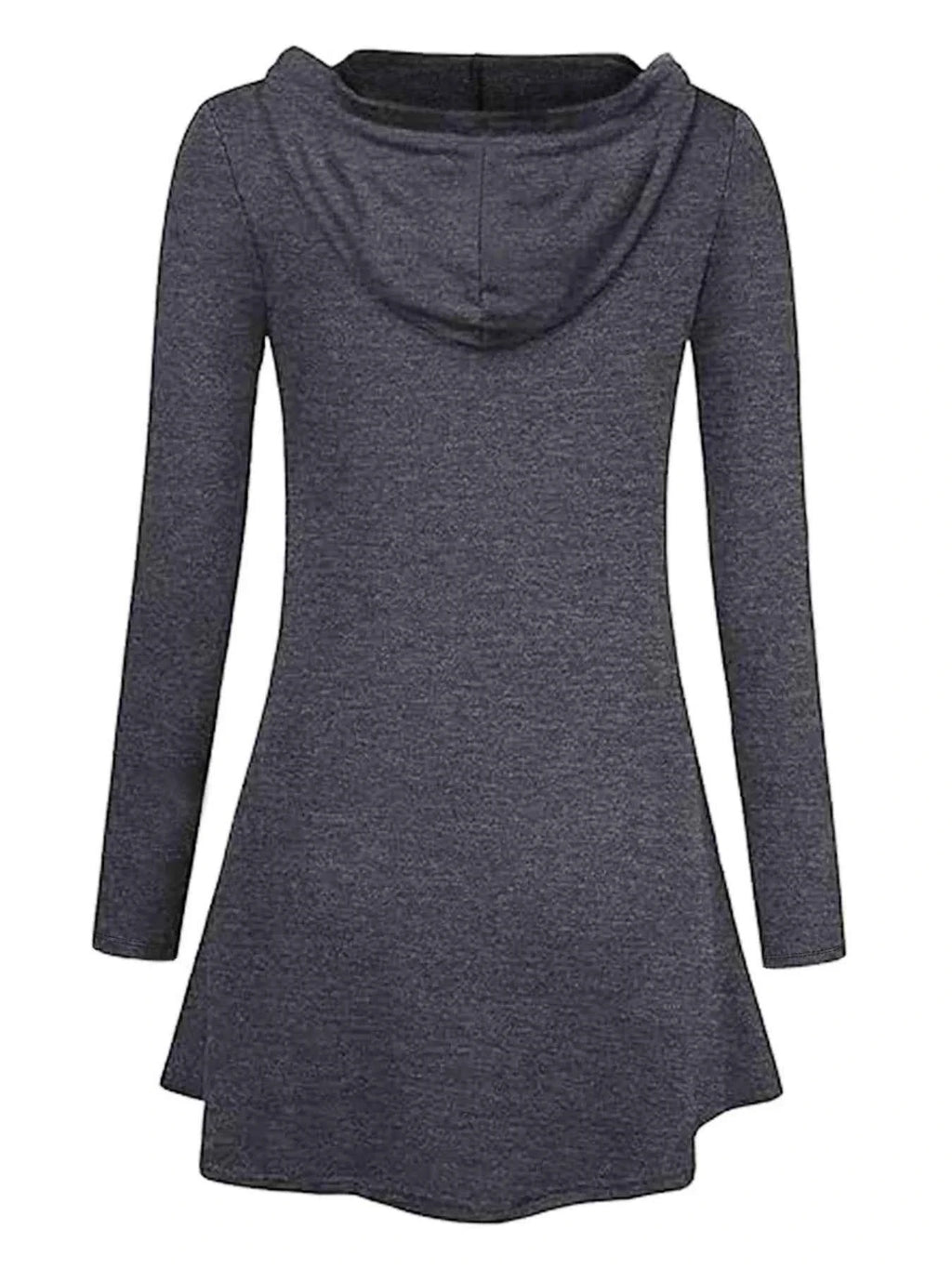 Longline Hooded Zip-Up Cardigan Coat with Flared Hem 737b91ce0e0343679d0213e896b05351-Max-Origin