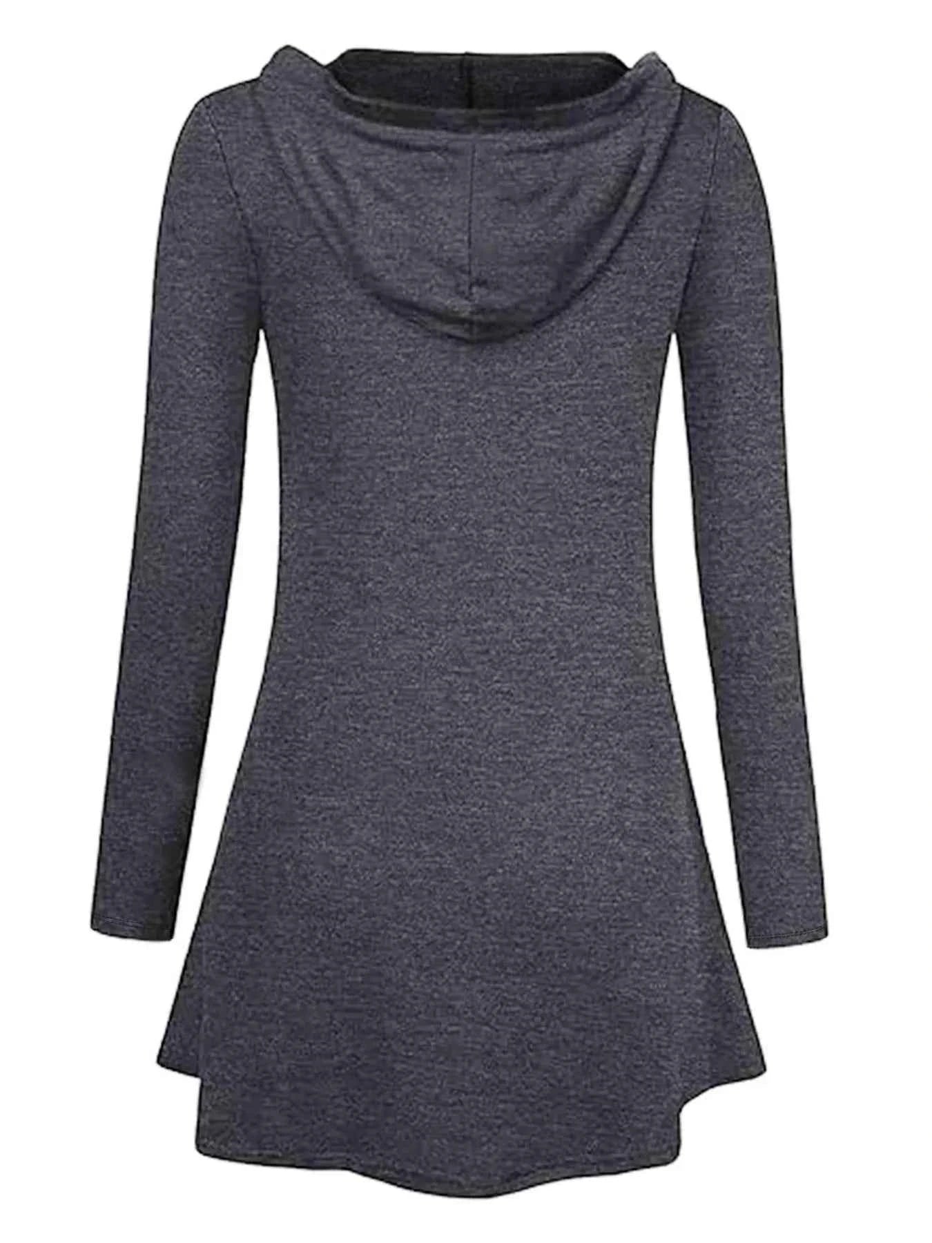 Longline Hooded Zip-Up Cardigan Coat with Flared Hem 737b91ce0e0343679d0213e896b05351-Max-Origin