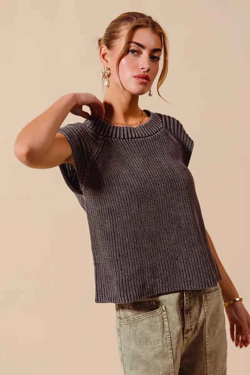 SO ME Mineral Washed Raglan Sleeveless Sweater Top 73b1f067ef9940b3a4a5758c22366b28-Max-Origin