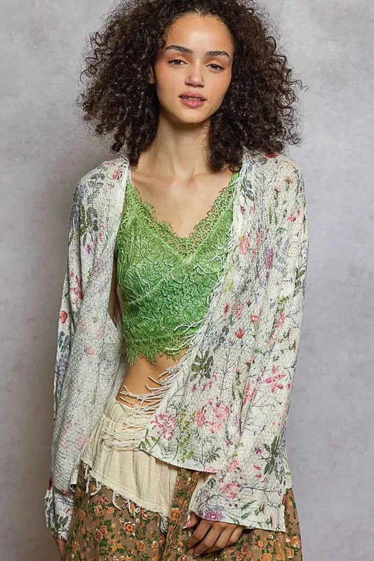 Open Front Floral Cardigan with Center Open Fringe 73b49fdf-dbc0-46b8-9974-5050d7f655c7-Max-Origin