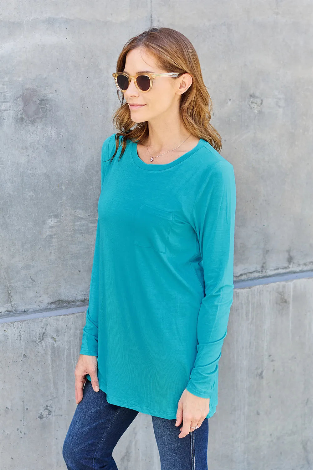 Basic Bae Full Size Round Neck Long Sleeve Top 73c65056-8652-4efe-b16d-0cf0e3bda381-Max