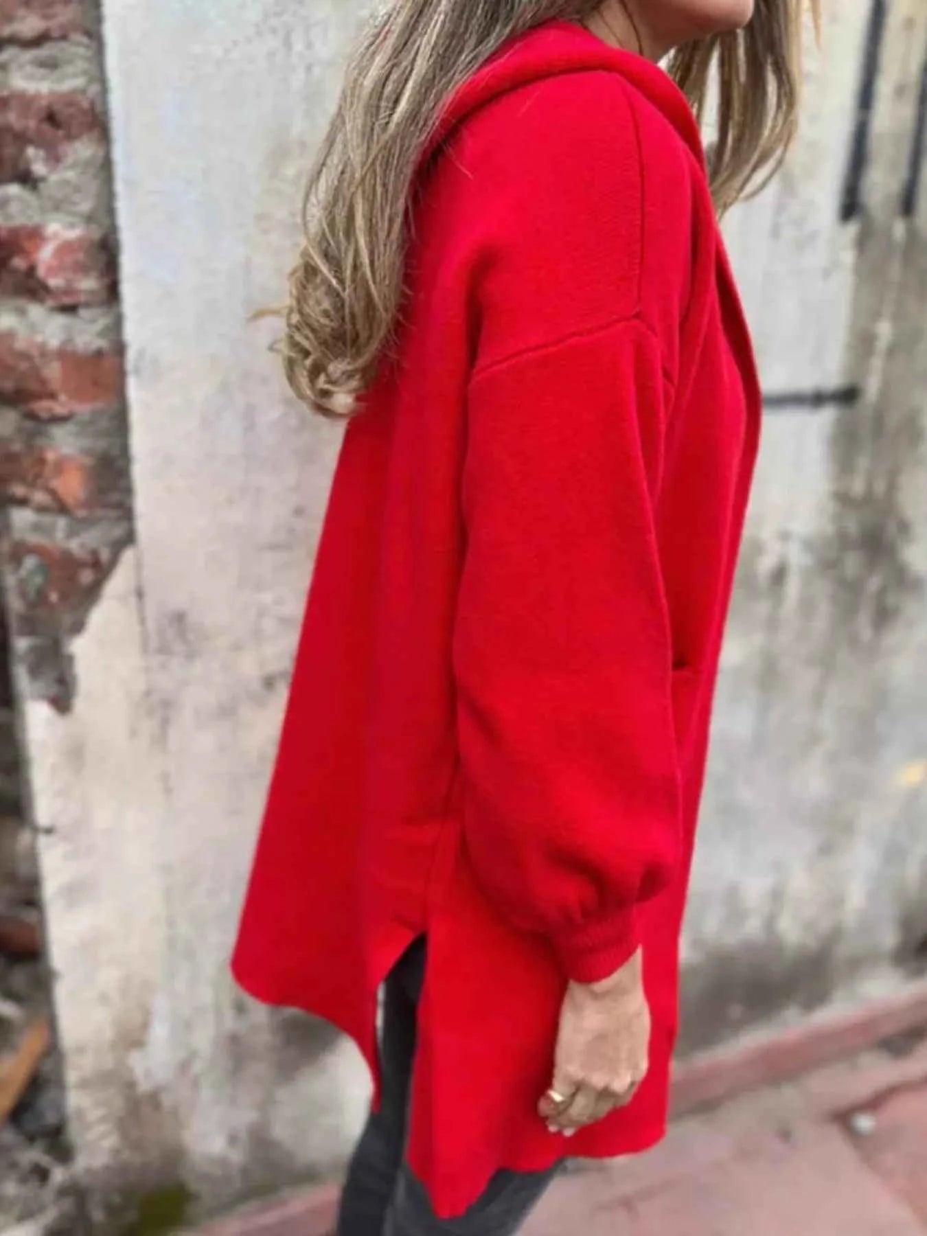 Full Size Open Front Hooded Cardigan Plus Size 73d25a7493c44903b1e09ce746f78ee8-Max-Origin