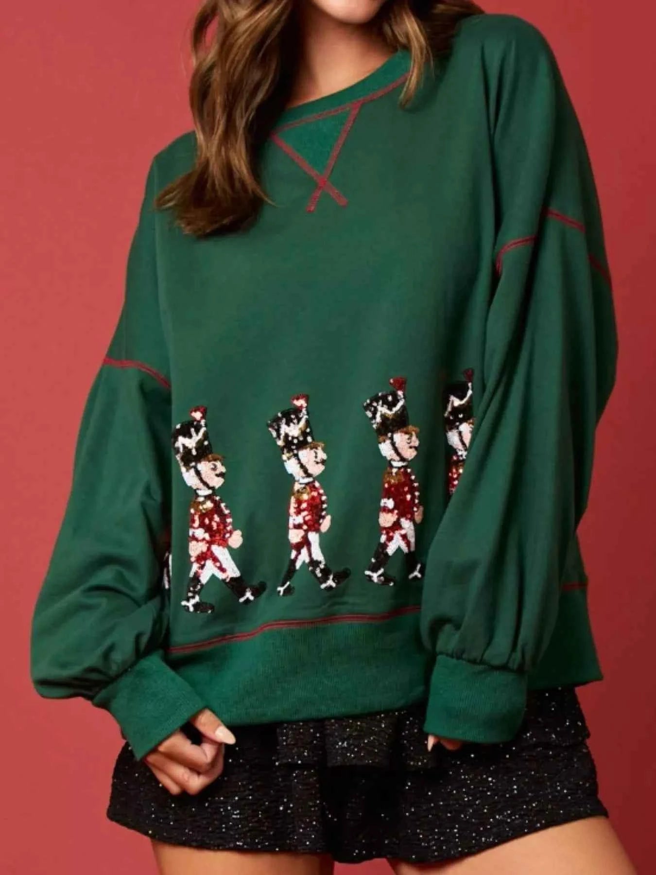 Christmas Marching Band Sequin Sweatshirt 73d67d01-dca7-4a31-8742-7a05c833a9a2-Max-Origin
