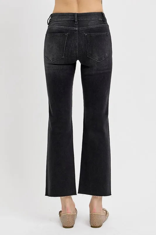 RISEN Tummy Control Mid Rise Crop Straight Jeans 73eaeac5-616d-491e-974c-7955debd730c-Max