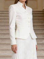 Button Up Long Sleeve Top and Pleated Skirt Set 73ed340f-25cb-4485-b439-d46207e5a3f0-Max